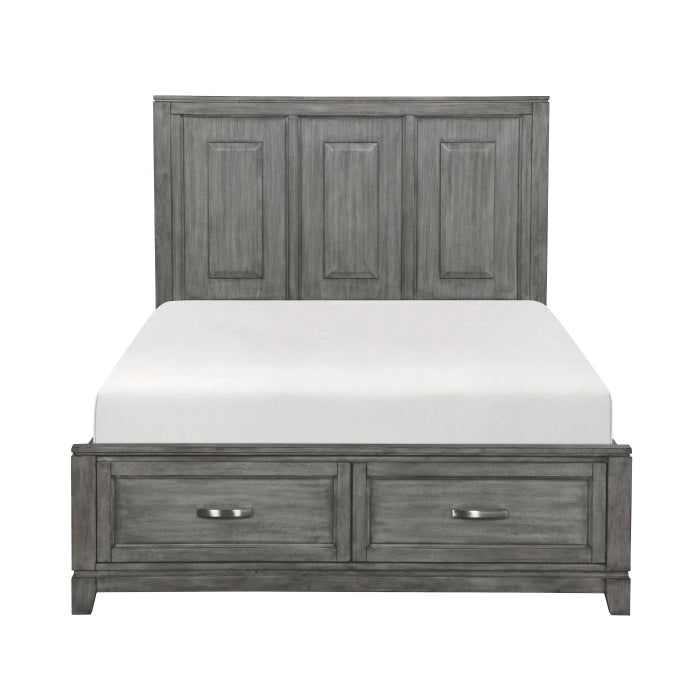 Garretson (3) Queen Platform Bed with Footboard Storage - Furniture 4 Less Outlet (Salinas,CA)
