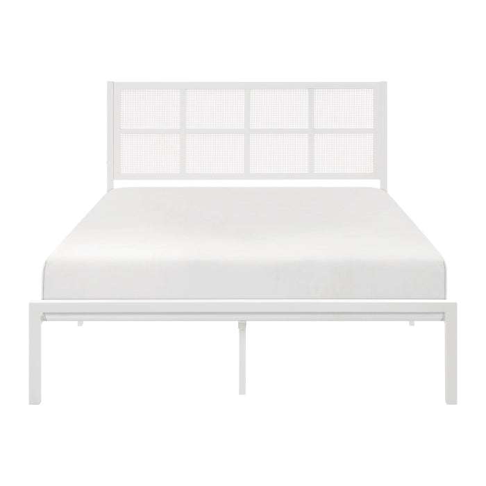 1635WH-1-Bedroom Queen Platform Bed - Furniture 4 Less Outlet (Salinas,CA)