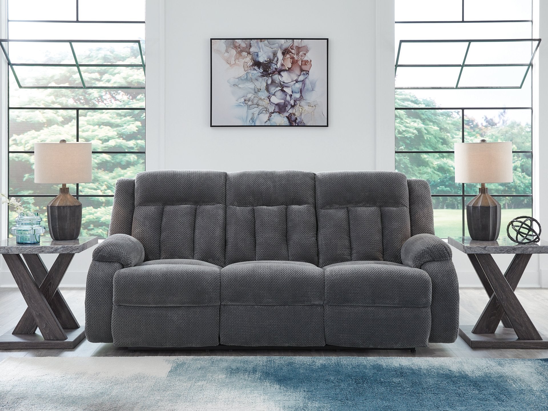 Observation Power Reclining Sofa with Drop Down Table - Furniture 4 Less Outlet (Salinas,CA)
