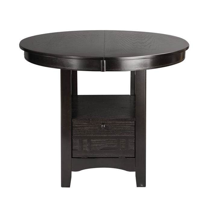 Junipero Round / Oval Counter Height Table with Storage Base