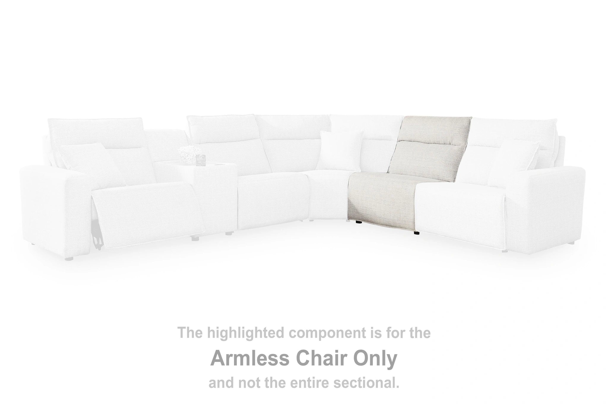 Modmax II Reclining Sectional with Chaise and Audio Console