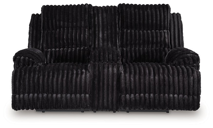 Rhine Falls Reclining Loveseat with Console - Furniture 4 Less Outlet (Salinas,CA)