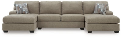 Newellen Sectional with Double Chaise - Furniture 4 Less Outlet (Salinas,CA)