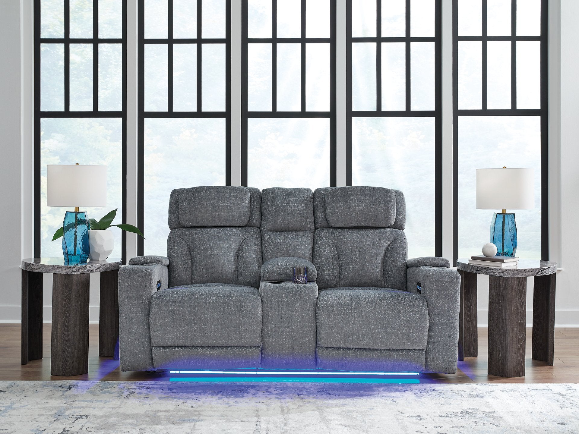 Studio Cave Power Reclining Loveseat with Console - Furniture 4 Less Outlet (Salinas,CA)