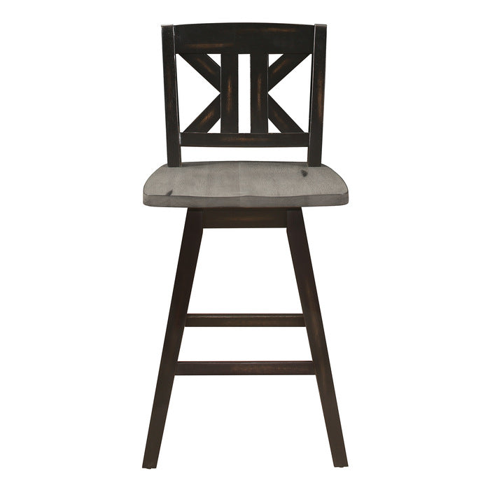 5602-24BKS1 - Swivel Counter Height Chair - Furniture 4 Less Outlet (Salinas,CA)