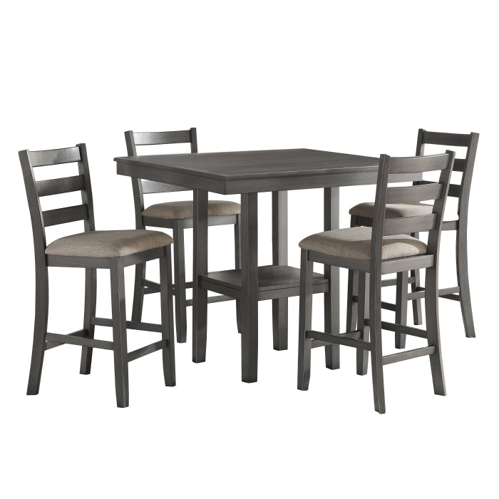 5659-36 - 5-Piece Pack Counter Height Set - Furniture 4 Less Outlet (Salinas,CA)