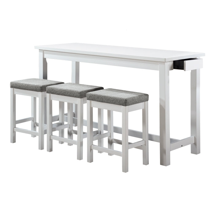 5713WT - 4-Piece Pack Counter Height Set - Furniture 4 Less Outlet (Salinas,CA)