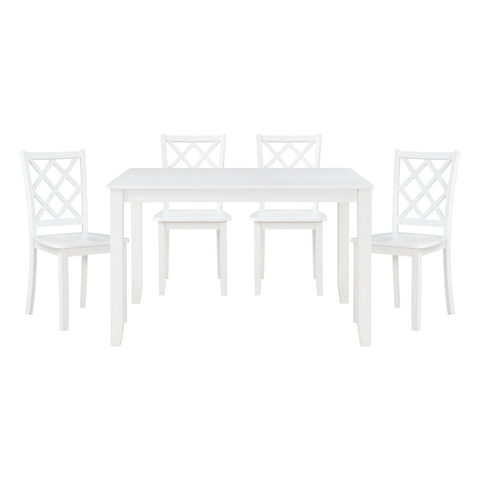 5892WT - 5-Piece Pack Dinette Set - Furniture 4 Less Outlet (Salinas,CA)