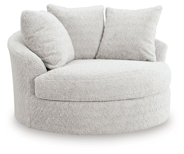 Cuddle Plush Oversized Swivel Accent Chair - Furniture 4 Less Outlet (Salinas,CA)