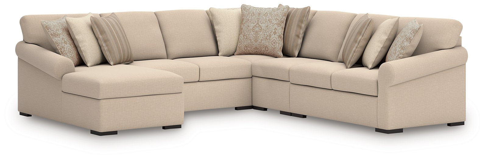 LadyMae Sectional with Chaise - Furniture 4 Less Outlet (Salinas,CA)
