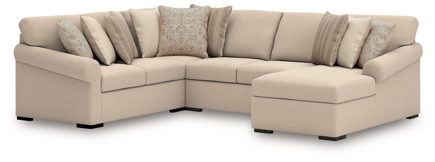 LadyMae Sectional with Chaise - Furniture 4 Less Outlet (Salinas,CA)