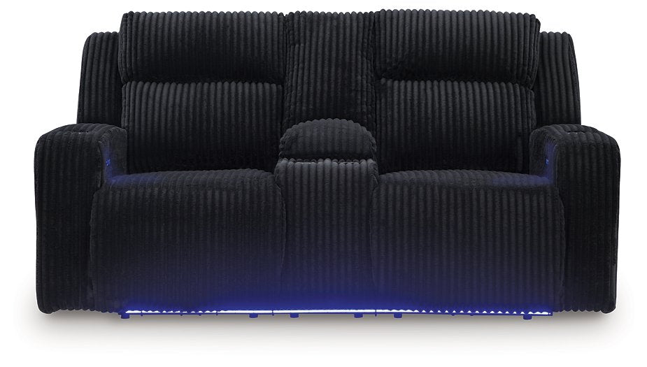 Forest Lake Power Reclining Loveseat with Console - Furniture 4 Less Outlet (Salinas,CA)