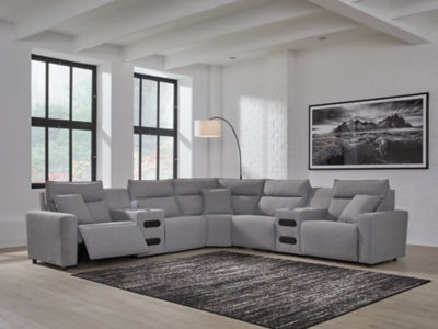 Modmax II Power Reclining Sectional with Audio Consoles - Furniture 4 Less Outlet (Salinas,CA)