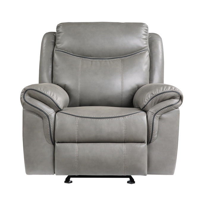 8206GRY-1 - Glider Reclining Chair - Furniture 4 Less Outlet (Salinas,CA)