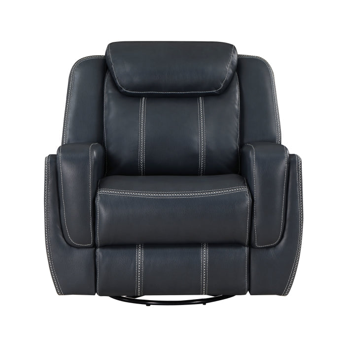 8516BU-1 - Swivel Glider Reclining Chair - Furniture 4 Less Outlet (Salinas,CA)