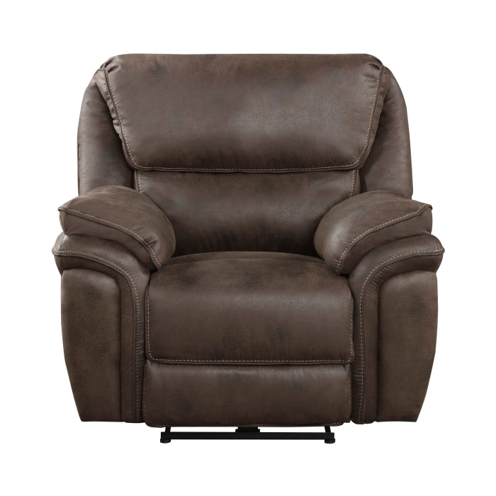 8517BRW-1PW - Power Reclining Chair - Furniture 4 Less Outlet (Salinas,CA)