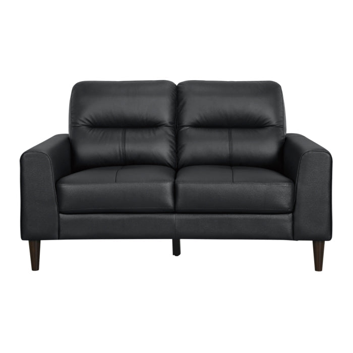 8566BLK-2 - Love Seat - Furniture 4 Less Outlet (Salinas,CA)