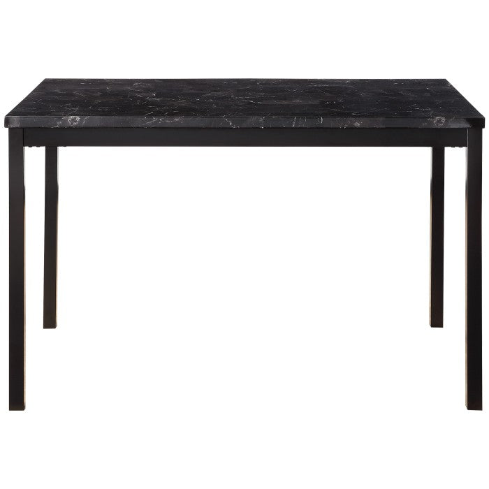 2601BK-48 - Dining Table, Faux Marble Top - Furniture 4 Less Outlet (Salinas,CA)