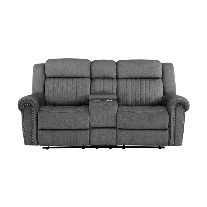 9204CC-2 - Double Reclining Love Seat with Center Console - Furniture 4 Less Outlet (Salinas,CA)