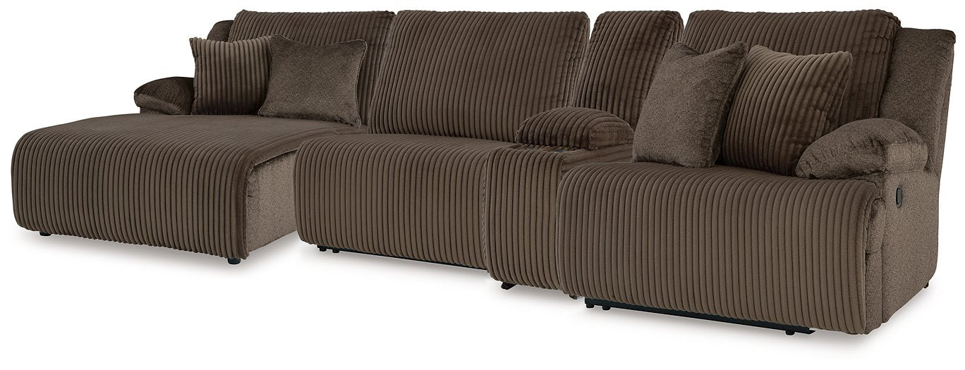 Top Tier Reclining Sectional with Chaise - Furniture 4 Less Outlet (Salinas,CA)