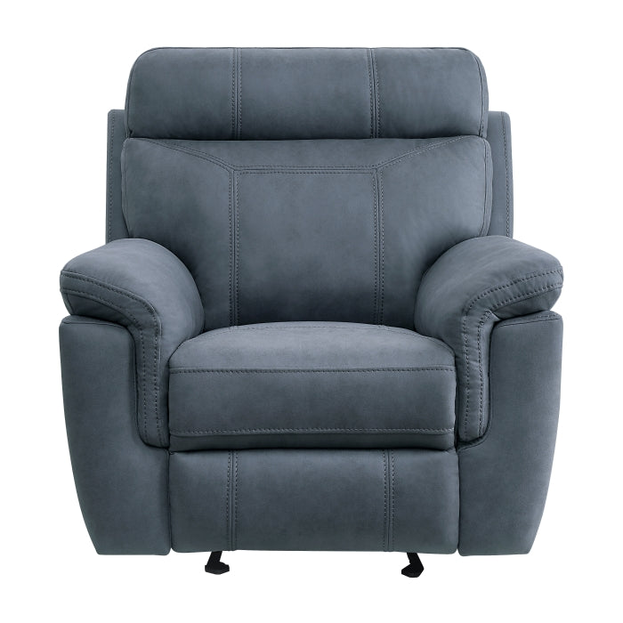 9301BUE-1 - Glider Reclining Chair - Furniture 4 Less Outlet (Salinas,CA)
