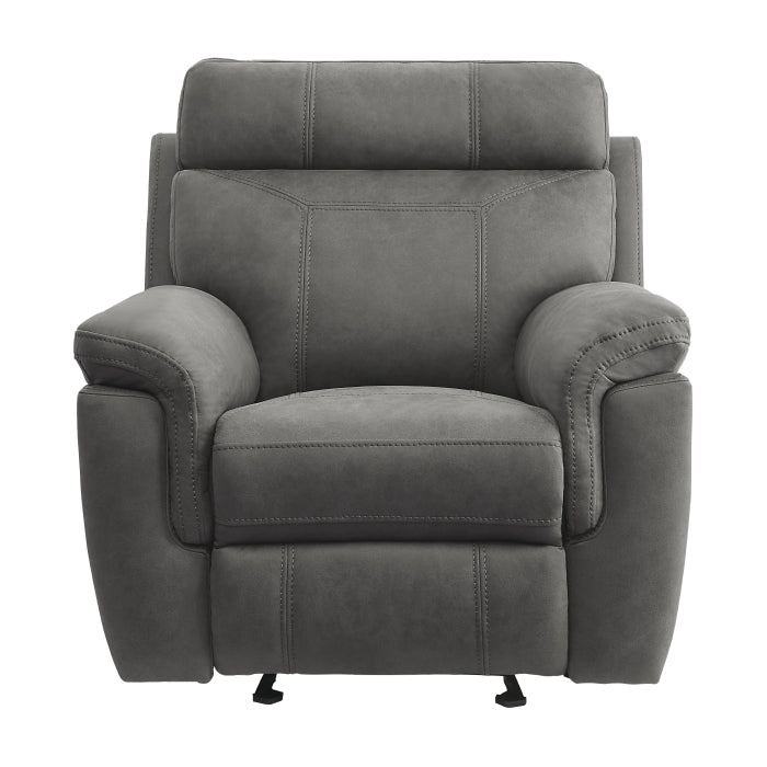 9301GRY-1 - Glider Reclining Chair - Furniture 4 Less Outlet (Salinas,CA)