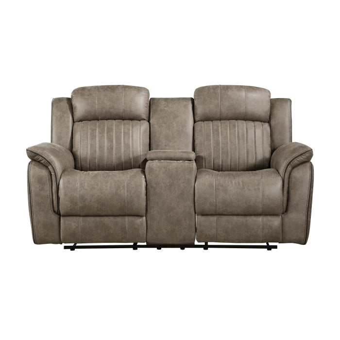 9479SDB-2 - Double Reclining Love Seat with Center Console - Furniture 4 Less Outlet (Salinas,CA)
