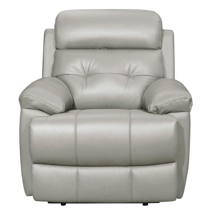 Lambent Double Reclining Chair in Silver Gray - Furniture 4 Less Outlet (Salinas,CA)