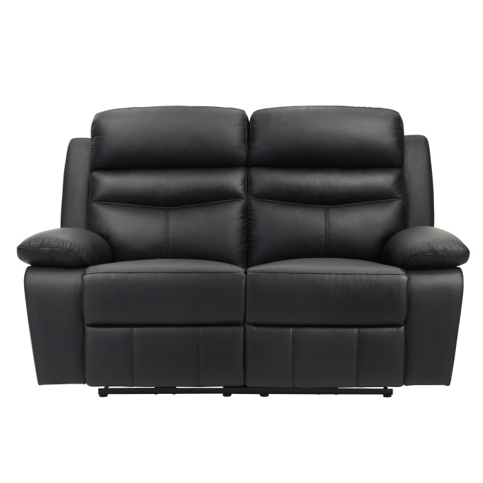 9628BLK-2PW - Power Double Reclining Love Seat - Furniture 4 Less Outlet (Salinas,CA)