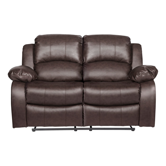9700BRW-2 - Double Reclining Love Seat - Furniture 4 Less Outlet (Salinas,CA)