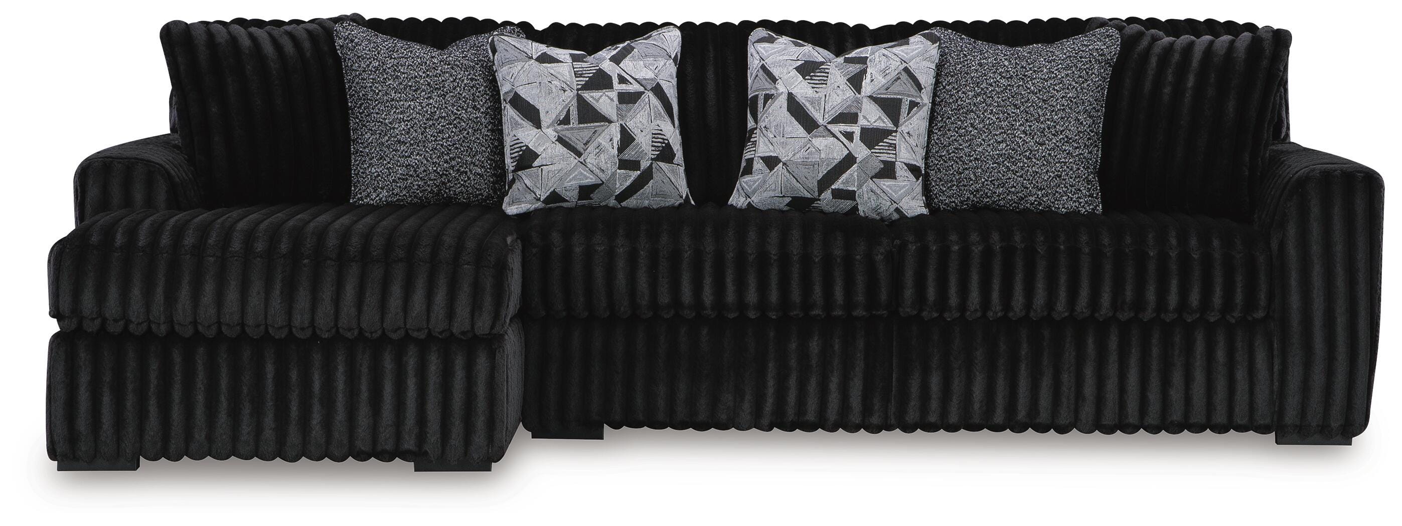 Midnight-Madness Sectional Sofa with Chaise