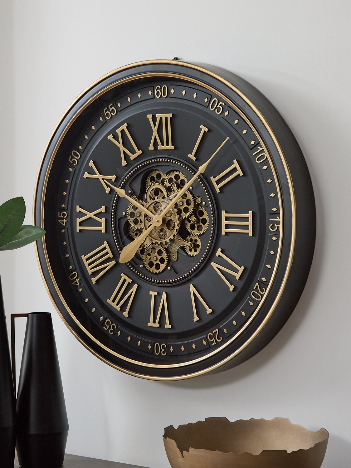 Dairton Wall Clock - Furniture 4 Less Outlet (Salinas,CA)