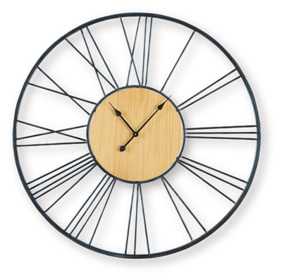 Brockett Wall Clock - Furniture 4 Less Outlet (Salinas,CA)