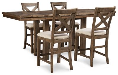 Moriville Counter Height Dining Set - Furniture 4 Less Outlet (Salinas,CA)