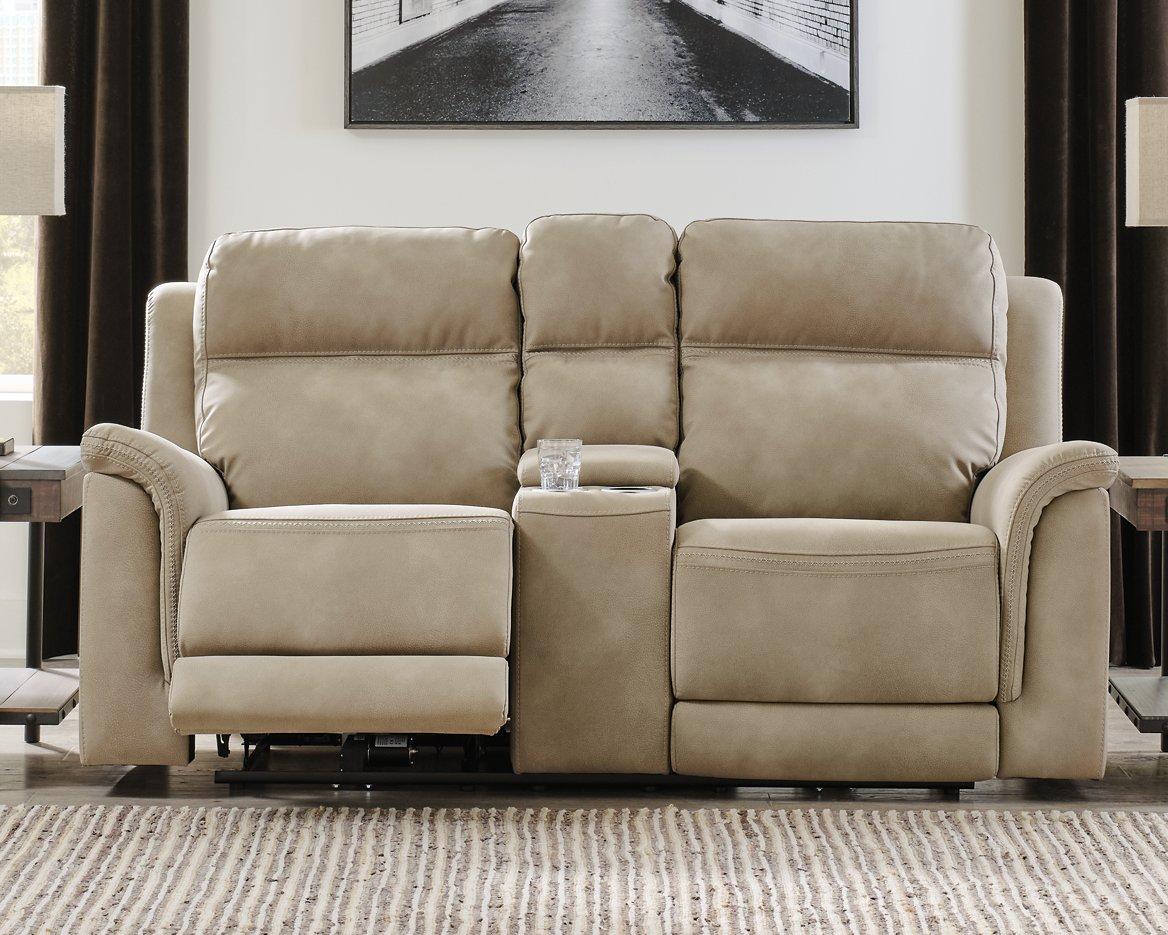 Next-Gen DuraPella Power Reclining Loveseat with Console - Furniture 4 Less Outlet (Salinas,CA)