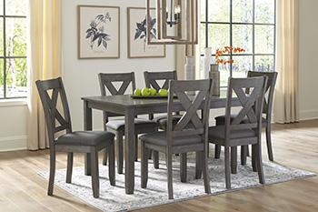 Caitbrook Dining Table and Chairs (Set of 7) - Furniture 4 Less Outlet (Salinas,CA)
