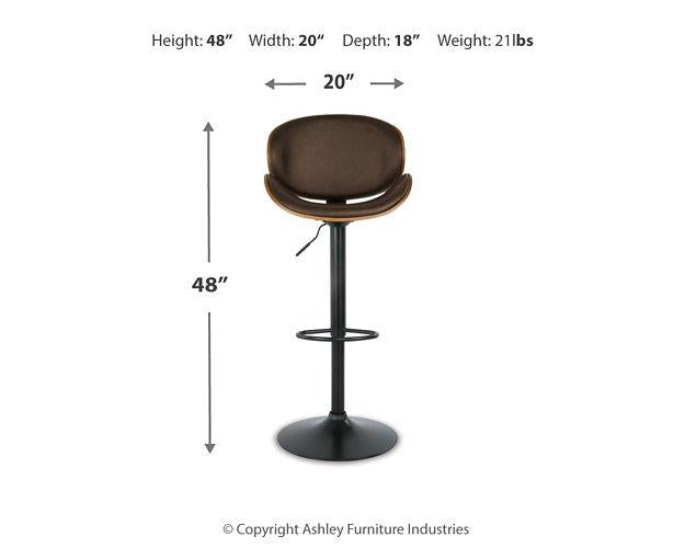 Bellatier Adjustable Height Bar Stool - Furniture 4 Less Outlet (Salinas,CA)