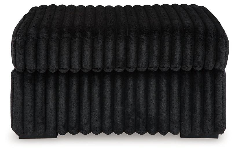 Midnight-Madness Oversized Accent Ottoman - Furniture 4 Less Outlet (Salinas,CA)