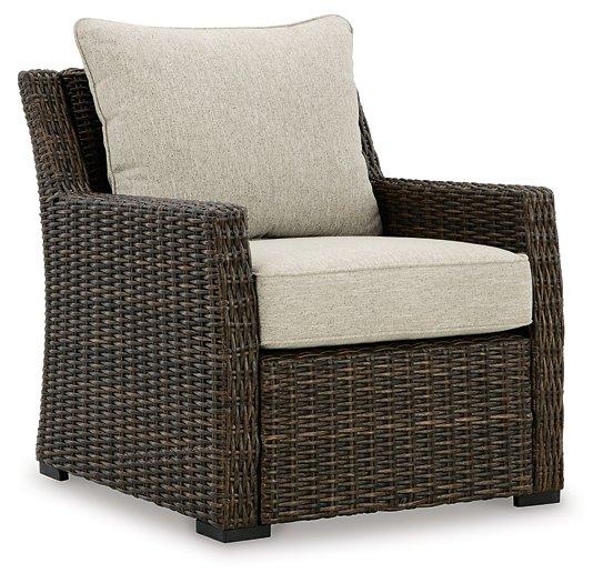 Brook Ranch Outdoor Lounge Chair with Cushion - Furniture 4 Less Outlet (Salinas,CA)