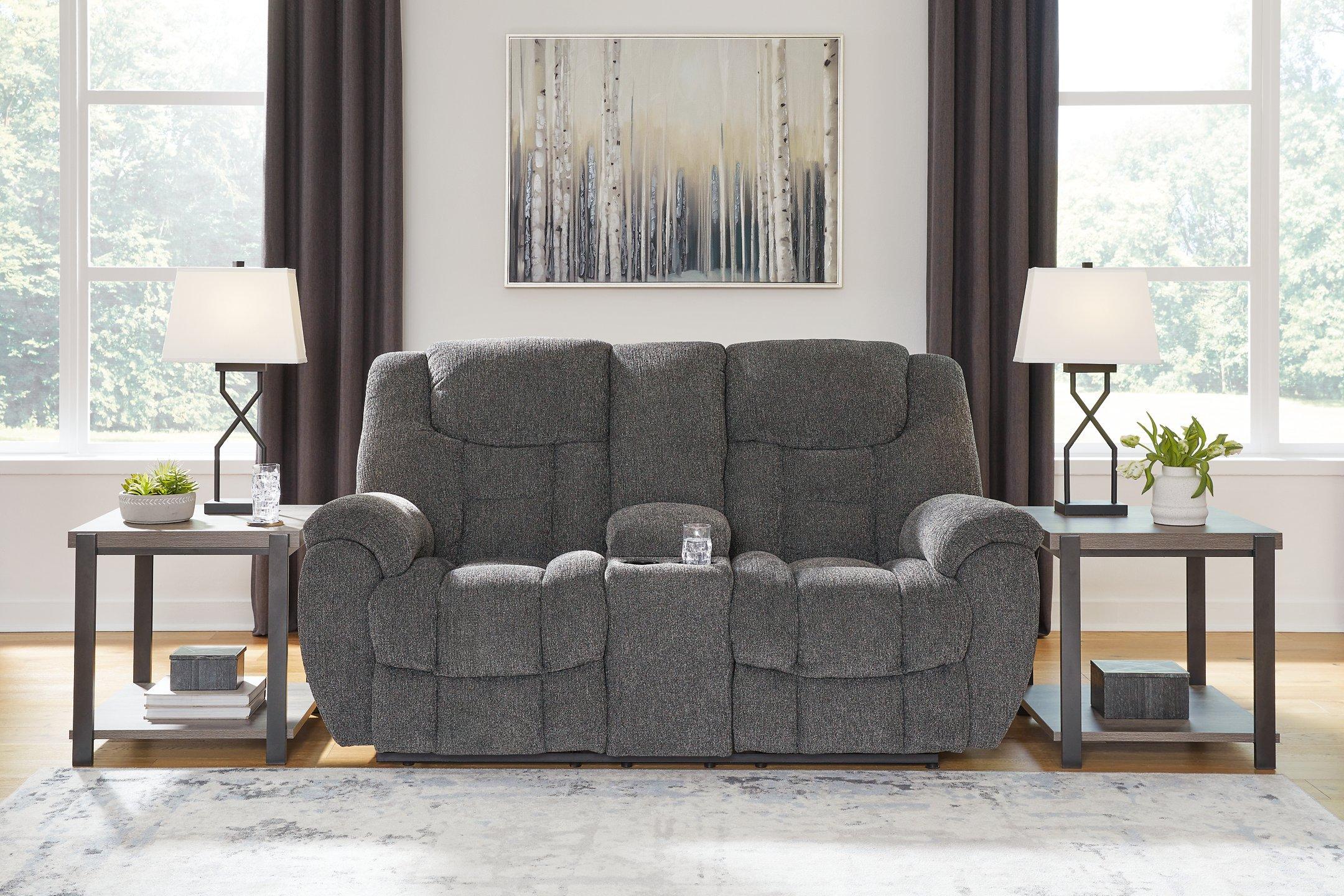 Foreside Reclining Loveseat with Console - Furniture 4 Less Outlet (Salinas,CA)