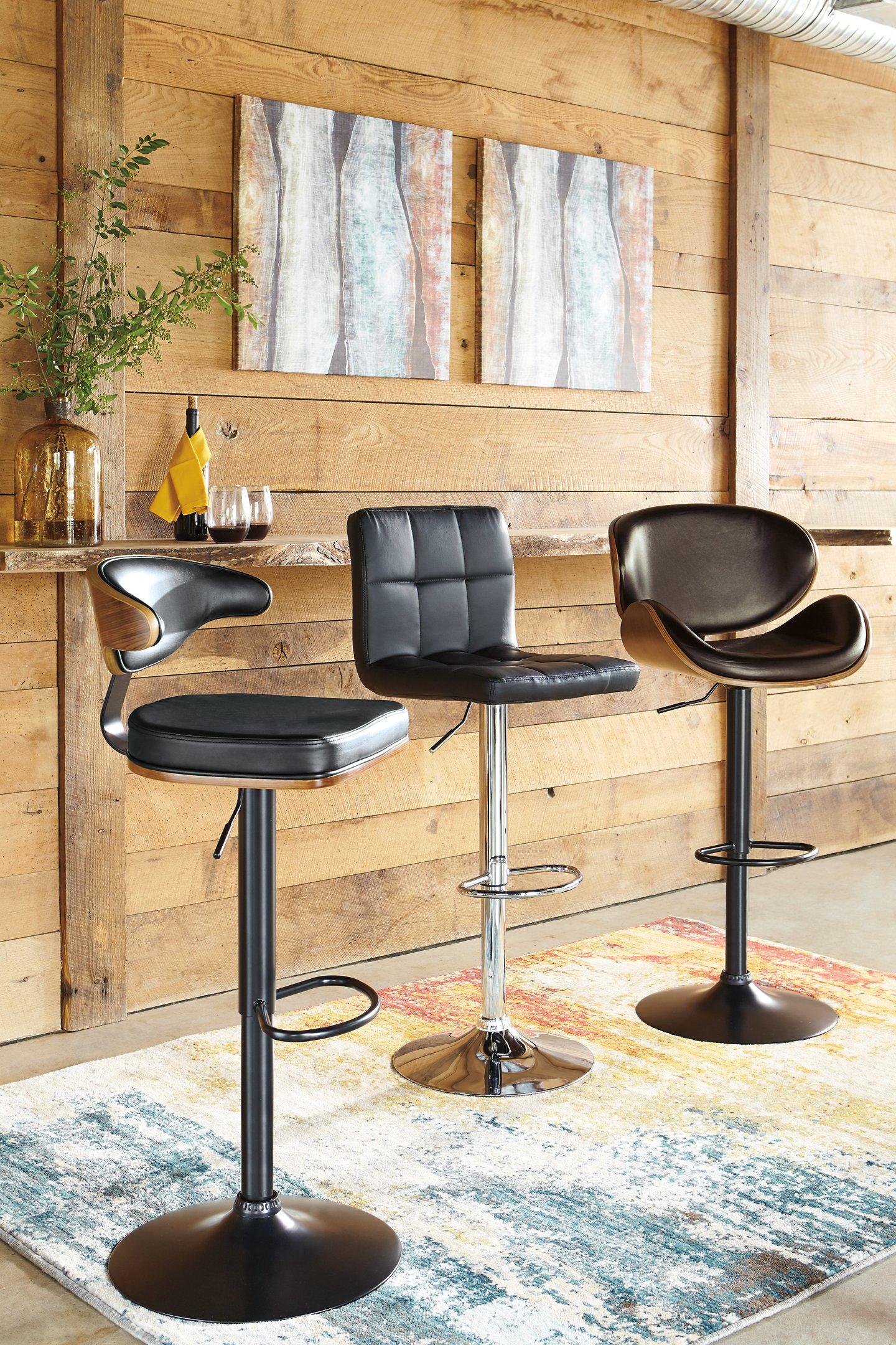 Bellatier Adjustable Height Bar Stool - Furniture 4 Less Outlet (Salinas,CA)