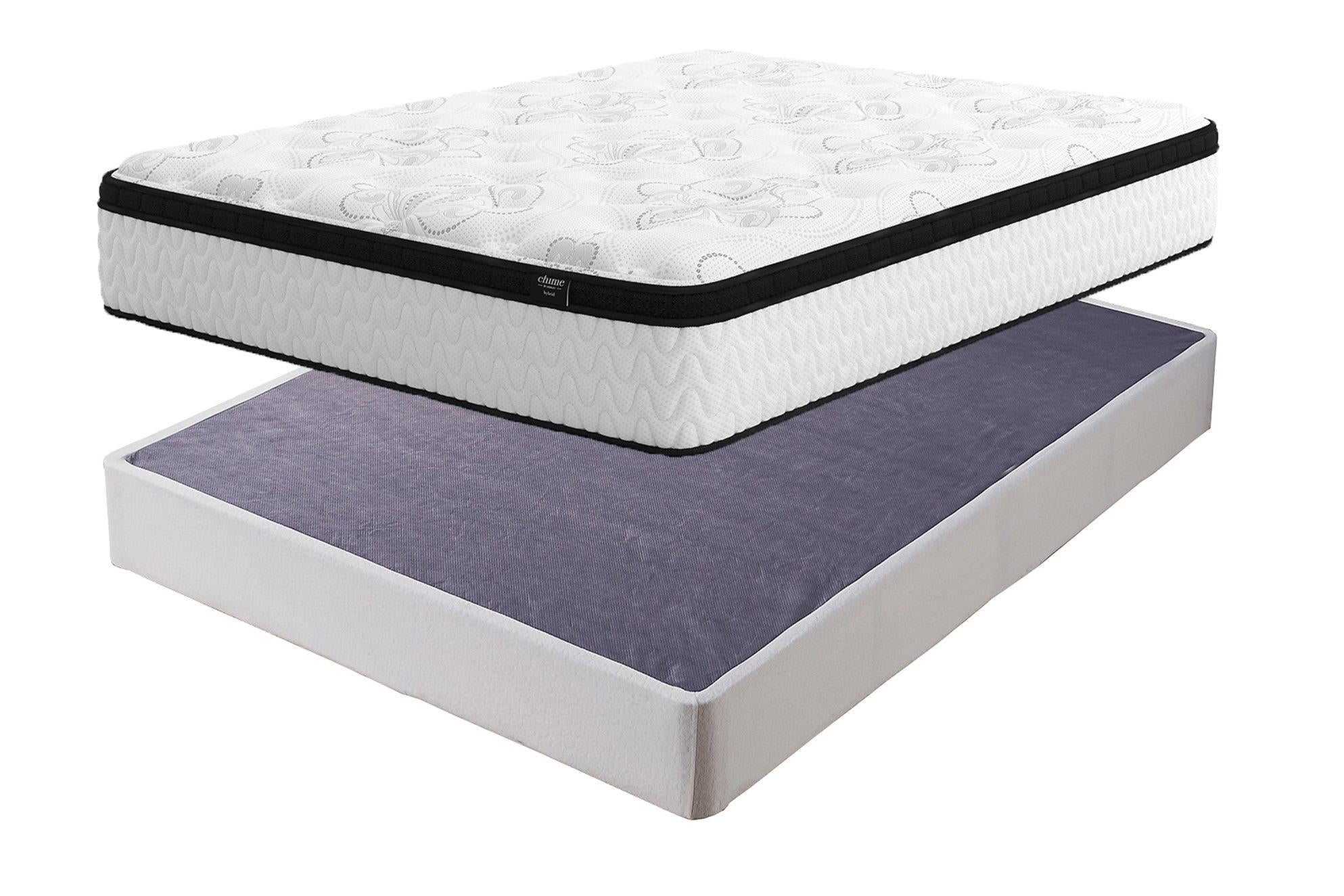 Chime 12 Inch Hybrid Mattress Package - Furniture 4 Less Outlet (Salinas,CA)