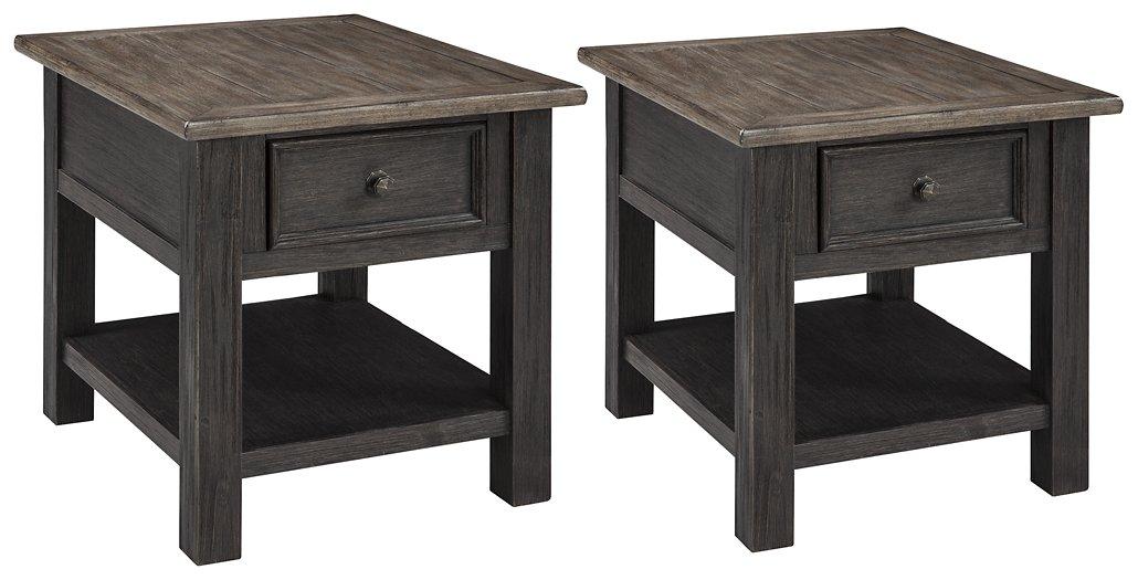 Tyler Creek End Table Set - Furniture 4 Less Outlet (Salinas,CA)