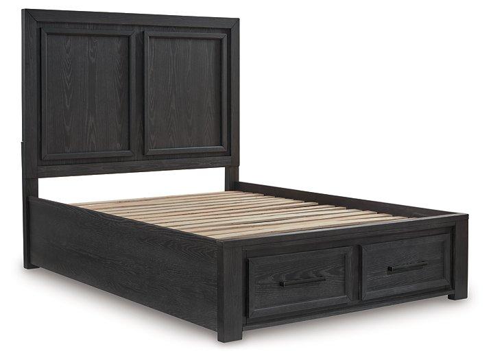 Foyland Panel Storage Bed - Furniture 4 Less Outlet (Salinas,CA)