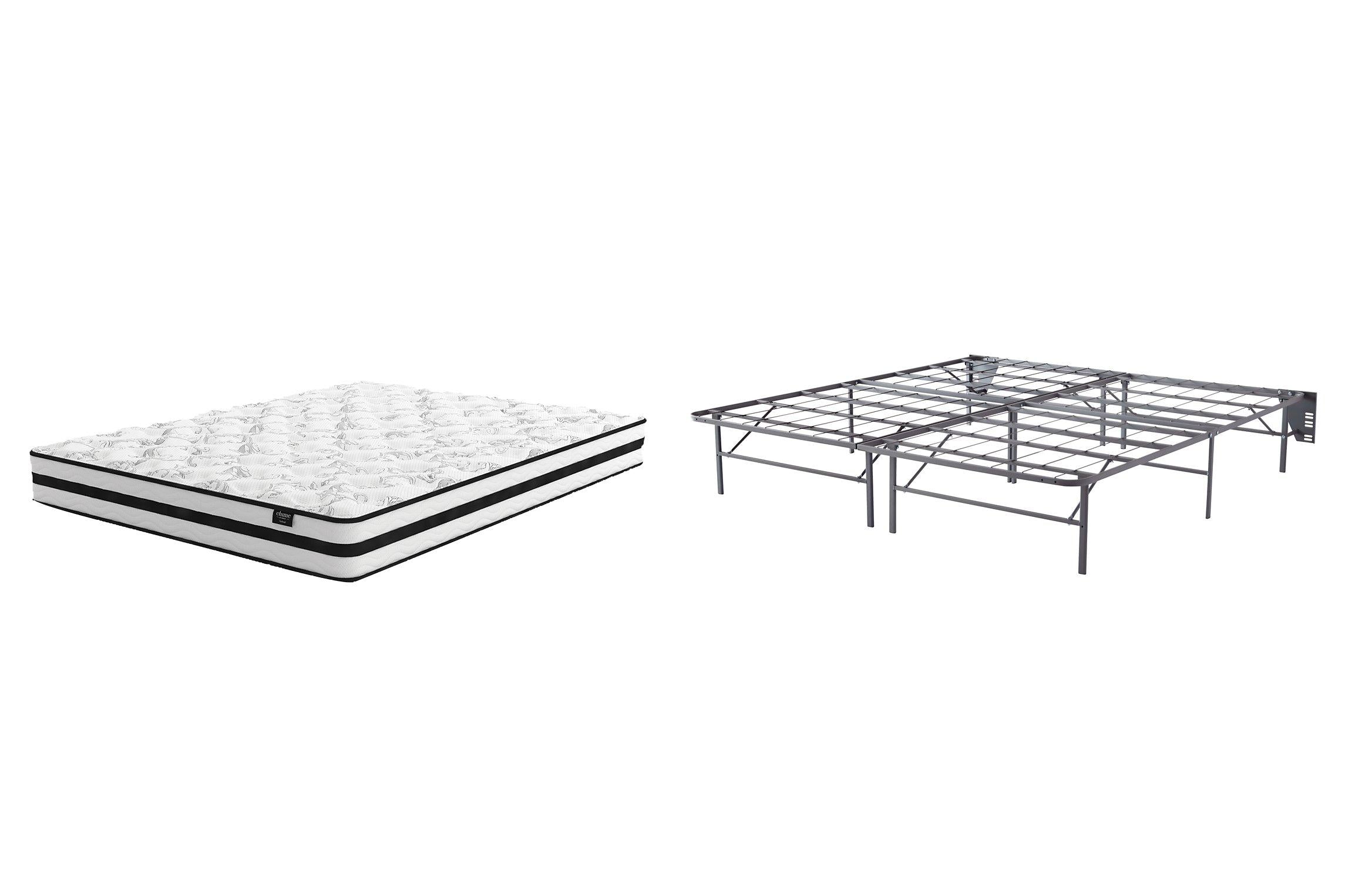 8 Inch Chime Innerspring Mattress Set - Furniture 4 Less Outlet (Salinas,CA)