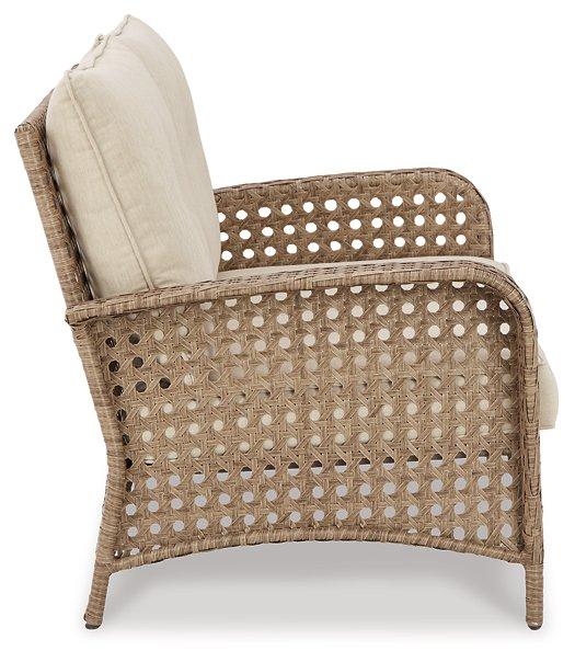 Braylee Outdoor Loveseat with Table (Set of 2) - Furniture 4 Less Outlet (Salinas,CA)