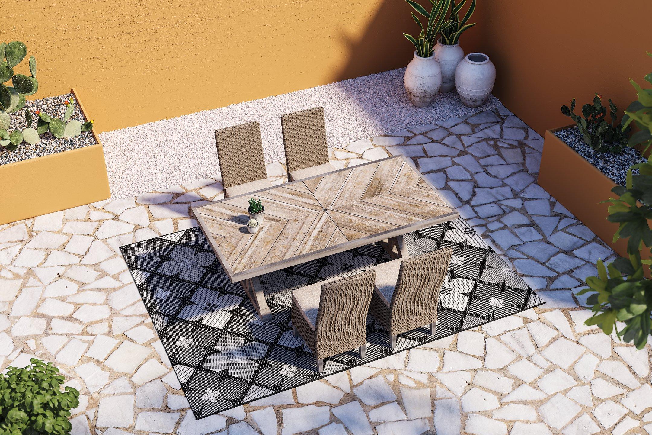 Beachcroft Outdoor Dining Set - Furniture 4 Less Outlet (Salinas,CA)