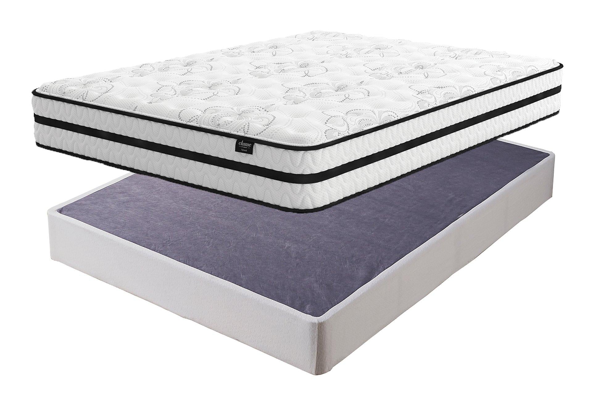 Chime 10 Inch Hybrid Mattress Package - Furniture 4 Less Outlet (Salinas,CA)