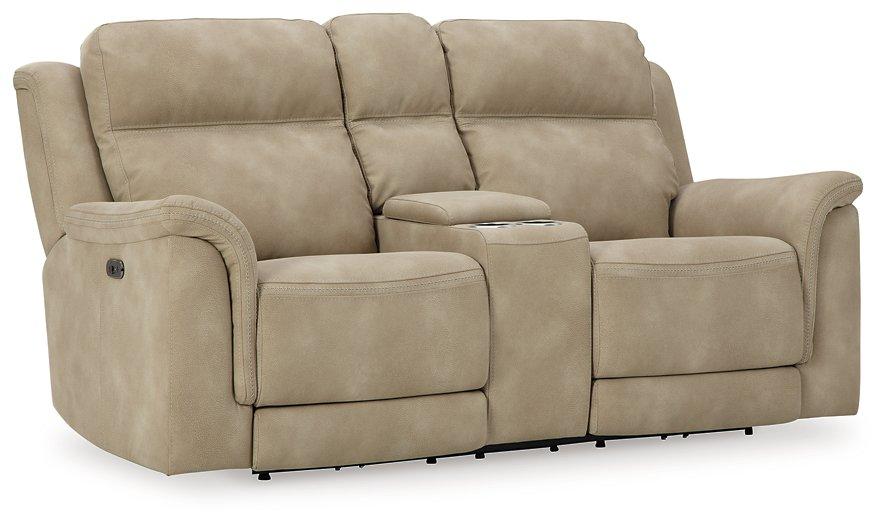 Next-Gen DuraPella Power Reclining Loveseat with Console - Furniture 4 Less Outlet (Salinas,CA)