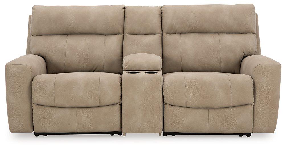 Next-Gen DuraPella Power Reclining Sectional Loveseat with Console - Furniture 4 Less Outlet (Salinas,CA)